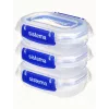 Sistema Plastics 881523 rechthoekige bewaardoos 0,18L transparant 88mm
