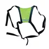 Skateflash reflecterend veiligheidshesje zwart groen nylon one size fiets