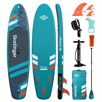 SKATINGER Jade 320x81x15 allround opblaasbaar SUP-board set