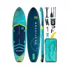 SKATINGER Prana Light Blue opblaasbaar SUP-board 350x89x15 yoga