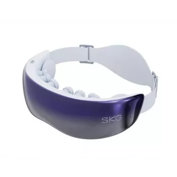 SKG KS700-E Oogmassageapparaat met luchtdruk, warmte & Bluetooth – Wit