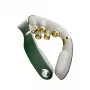 SKG nek massager G7 Pro-Fold groen - TENS & EMS puls massage met warmte, opvouwbaar, USB-C