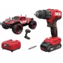 SKIL slagboorschroefmachine + RC-auto, 1x2Ah 18V