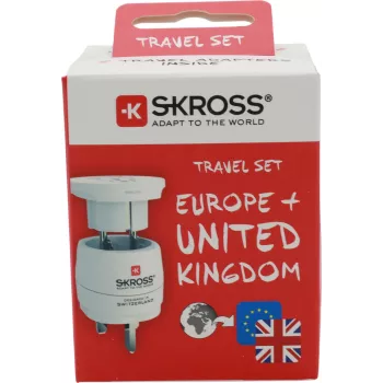SKROSS World Adapter MUV USB 1.500231C-E – 2x USB, 1575W max, wit