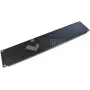 Wirewin BP 2U BL rack-blindplaat 19 inch 2U zwart staal