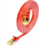 Wirewin Cat6a Slim Ethernet patchkabel U/FTP 0,25 m rood PKW-STP-SLIM-K6A 0.25 RT