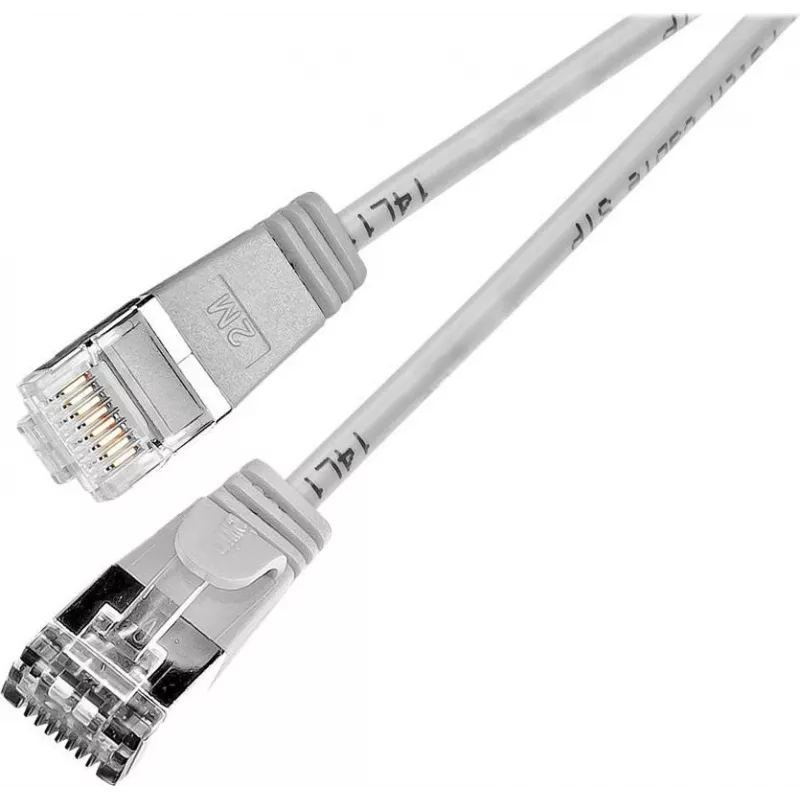 Wirewin SLIM SL6 7,5 m Cat.6 Slim-Light U/FTP patchkabel, grijs (PKW-LIGHT-STP-K6 7.5)