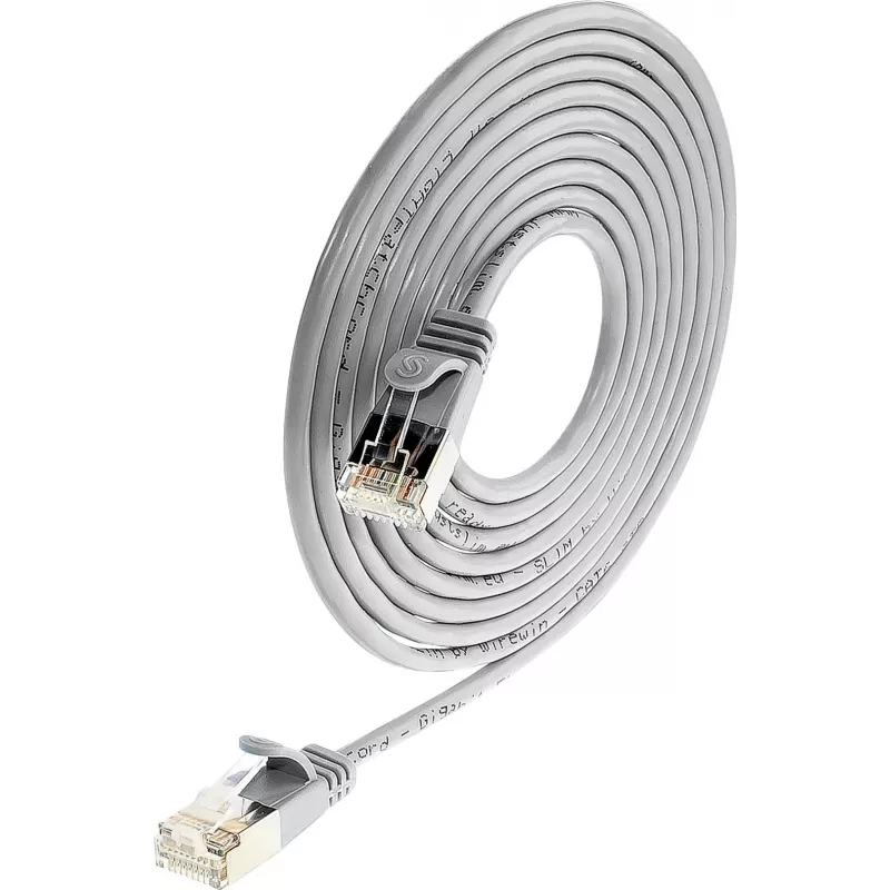 Wirewin SLIM SL6 7,5 m Cat.6 Slim-Light U/FTP patchkabel, grijs (PKW-LIGHT-STP-K6 7.5)
