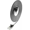 Wirewin SLIM UL6 10 SW - Cat.6 SLIM-Light patchkabel, U/UTP, 10 m, zwart PKW-LIGHT-K6 10.0 SW
