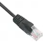 Wirewin SLIM UL6 10 SW - Cat.6 SLIM-Light patchkabel, U/UTP, 10 m, zwart PKW-LIGHT-K6 10.0 SW