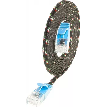 Wirewin SLIM UT6 10 BL - Cat.6 Slim-Tough patchkabel, U/UTP, 10 m, blauw (PKW-TOUGH-K6 10.0 BL)