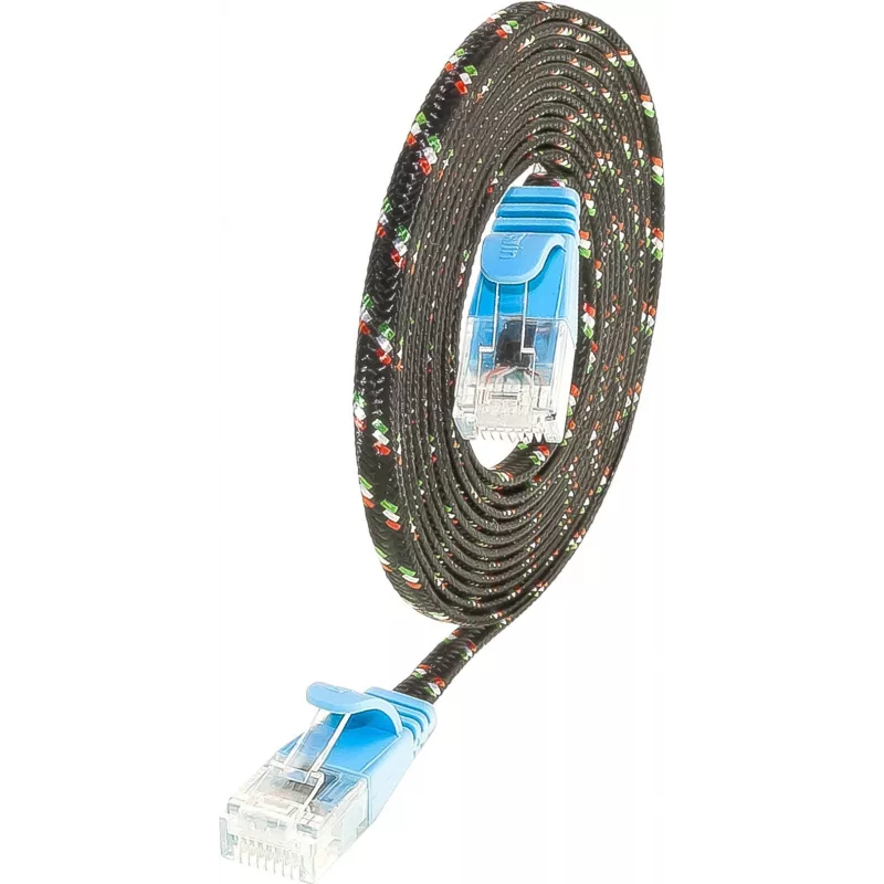 Wirewin SLIM UT6 10 BL - Cat.6 Slim-Tough patchkabel, U/UTP, 10 m, blauw (PKW-TOUGH-K6 10.0 BL)