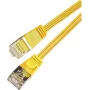 Wirewin Triotronik Cat6 U/FTP Slim Ethernet patchkabel, 0,25m, RJ45 stekker naar stekker, geel PKW-STP-SLIM-KAT6 0.25 GE