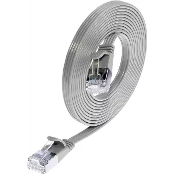 Wirewin Triotronik Cat6 U/FTP slim ethernet-patchkabel, 3m, RJ-45 stekker naar stekker, grijs PKW-STP-SLIM-KAT6 3.0
