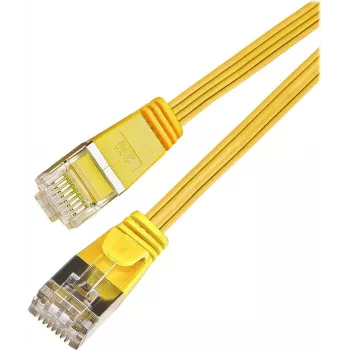 Wirewin Triotronik Cat6 U/FTP slim patchkabel 5m geel PKW-STP-SLIM-KAT6 5.0 GE