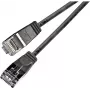 Wirewin Triotronik PKW-LIGHT-STP-K6 1.5 SW Cat6 afgeschermde patchkabel, RJ-45 stekker naar stekker, 1,5 m, zwart