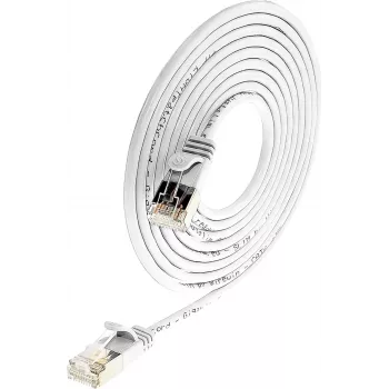 Wirewin Triotronik PKW-LIGHT-STP-K6 2.0 WS Cat6 afgeschermde patchkabel, 2m, wit