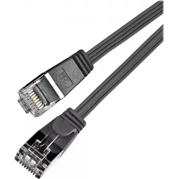 Wirewin Triotronik PKW-STP-SLIM-KAT6 3.0 SW - 3m slim Cat6 U/FTP netwerk-patchkabel, zwart