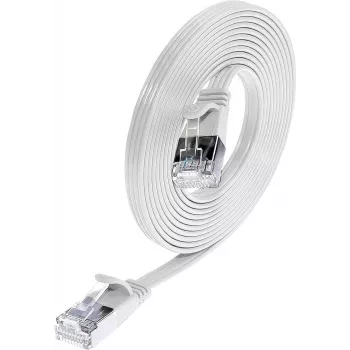Wirewin Triotronik PKW-STP-SLIM-KAT6 3.0 WS Cat6 U/FTP slim Ethernet patchkabel 3m wit