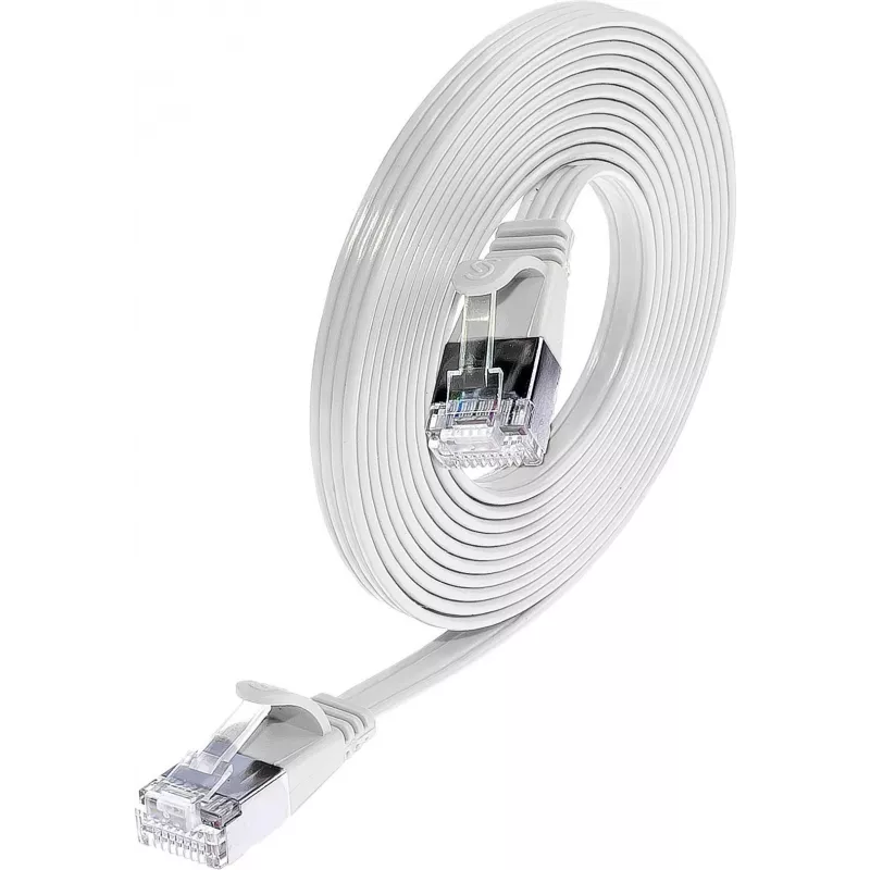 Wirewin Triotronik PKW-STP-SLIM-KAT6 3.0 WS Cat6 U/FTP slim Ethernet patchkabel 3m wit