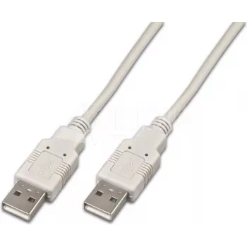 Wirewin USB 2.0 A-A kabel 5m wit USB A-A MM 5.0 GR