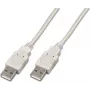 Wirewin USB 2.0 A naar A-kabel 3 m grijs USB A-A MM 3.0 GR