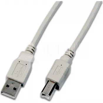 Wirewin USB 2.0 A naar B kabel 1,8m grijs USB A-B MM 1.8 GR