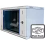 Wirewin WCAB PS2 600X600X4U B FP wandmontage-rackbehuizing 4U zwart