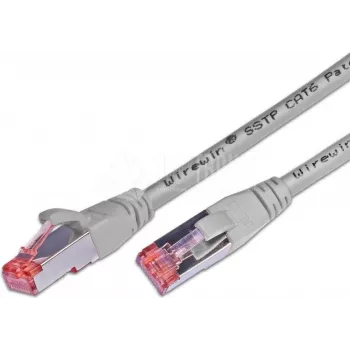 Wirewin CAT6-patchkabel S/FTP LSOH grijs 6m RJ45 (PKW-PIMF-KAT6 6.0)