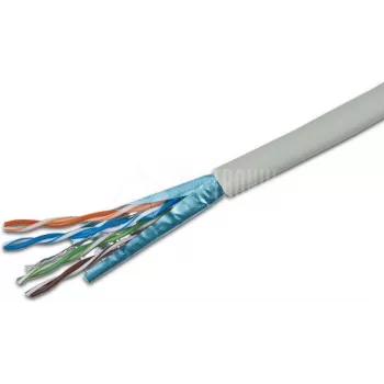 Wirewin Cat6 U/FTP bulk patchkabel, 100m, grijs, dispenserbox (VKBOX KAT6 PATCH 100.0)