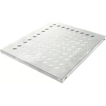 Wirewin SHELF 600 1U verstelbare rack-inlegplaat, 19 inch, 25 kg draagvermogen, zwart