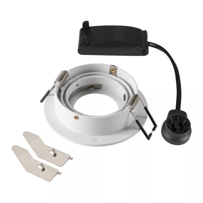 SLV NEW TRIA 75 inbouwspot rond GU10 max. 10W wit 75mm