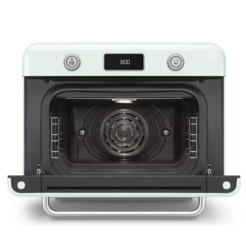 Smeg COF01PGEU mini-oven Vintage, pastelgroen
