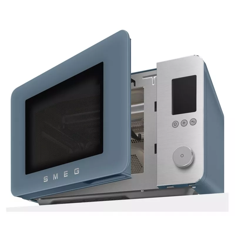 Smeg combimagnetron MOC02SBMEU, 9 functies, 2100 W, Storm Blue mat