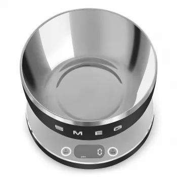 SMEG digitale keukenweegschaal zwart KSC01BLMWW