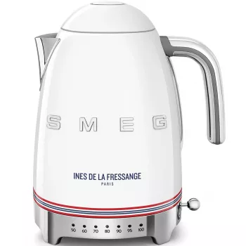 Smeg waterkoker KLF04IDFEU 1,7 L, wit, Ines de la Fressange