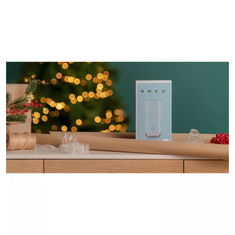 Smeg MFF02PGEU automatische melkopschuimer & -warmer, pastelgroen, 500 W