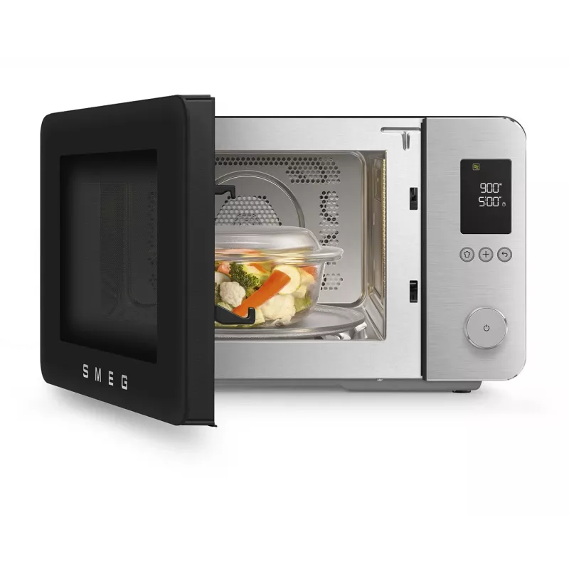 Smeg MOC02BLMEU combimagnetron, 9 functies, 2100 W, mat zwart
