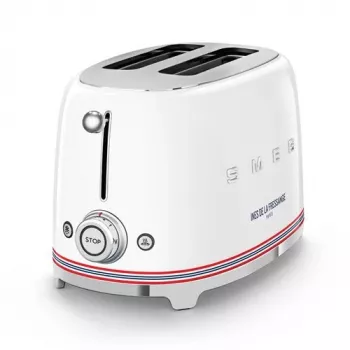 Smeg toaster TSF01IDFEU, 2 sneetjes, wit, Ines de la Fressange