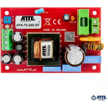 SMPS 24V 3A 72W voeding ATTE APS-70-240-OF