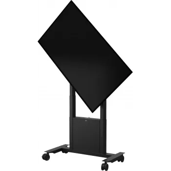 SMS Func Mobile Motorized Flipster 2 trolley - zwart - voor displays tot 65 inch - voor Microsoft Surface Hub 2S 50 inch, Samsung Flip WM55H, Flip 2 WM55R, WM65R, WM85R
