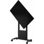 SMS Func Mobile Motorized Flipster 2 trolley - zwart - voor displays tot 65 inch - voor Microsoft Surface Hub 2S 50 inch, Samsung Flip WM55H, Flip 2 WM55R, WM65R, WM85R