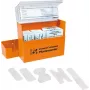 Söhngen Aluderm pleistersdispenser, wandmontage, 60 elastische pleisterstrips, oranje 1009910