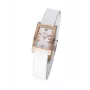 SOL WATCH WOMAN 10011/3 23mm quartz analoog edelstaal behuizing leren band witte wijzerplaat zwarte band