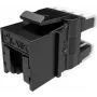 SOLARIX Cat.6 UTP RJ45 tool-free keystone jack, zwart