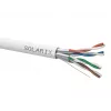 SOLARIX SXKD-6A-FFTP-LSOH Cat.6A F/FTP installatiekabel, LSOH, Dca-s2,d2,a1, 500m houten spoel, grijs