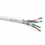 SOLARIX SXKD-6A-FFTP-LSOH Cat.6A F/FTP installatiekabel, LSOH, Dca-s2,d2,a1, 500m houten spoel, grijs
