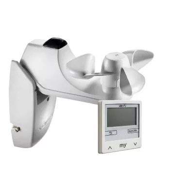 Somfy 1818317 Soliris Smoove Uno Pure White Kit met wind-/zonnesensor zonder frame