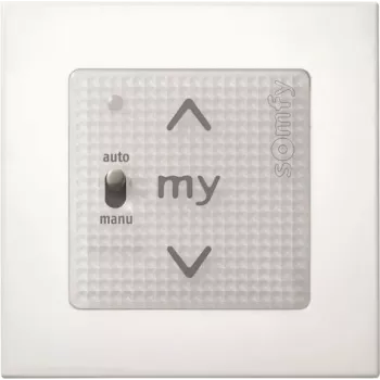 Somfy Smoove Uno A/M io Pure wandschakelaar 1811404 (zonder frame)