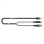 Sommer Cable SC-Onyx 0,25 mm² symmetrische audio-patchkabel 1 m zwart